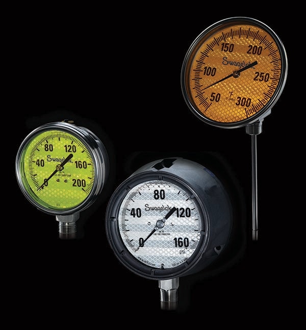 Illuminated Gauges | Swagelok