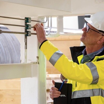 Field Engineer Checking Tubing Runs