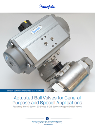 Swagelok Actuated Ball Valves 2-Sheet cover image