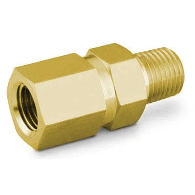 Brass 1-Piece Poppet Check Valve, Fixed Pressure, 1/4 in. FNPT x 1/4 in ...