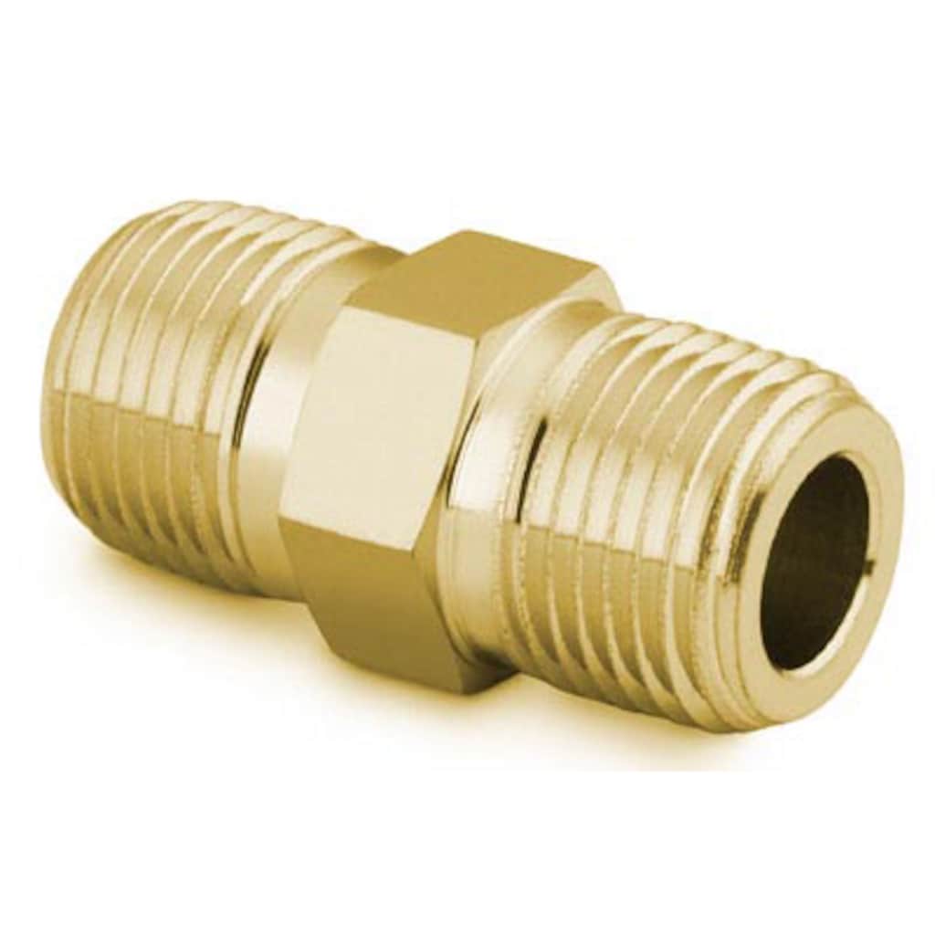 Stainless Steel Pipe Fitting, Hex Reducing Nipple, 3/4 in. Male NPT x 1/2  in. Male NPT, Reducers, Pipe Fittings, Fittings, All Products