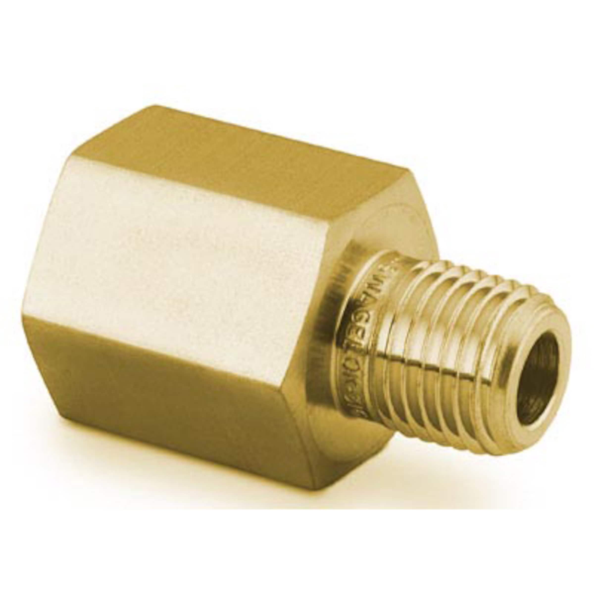 Brass Pipe Fitting, Adapter, 1/2 PT Male x 1/2 PT Female Connector 