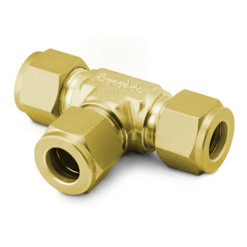 Brass Swagelok Tube Fitting, Reducing Union Tee, 1/2 in. x 1/2 in. x 3/8  in. Tube OD, Reducers, Tube Fittings and Adapters, Fittings, All  Products