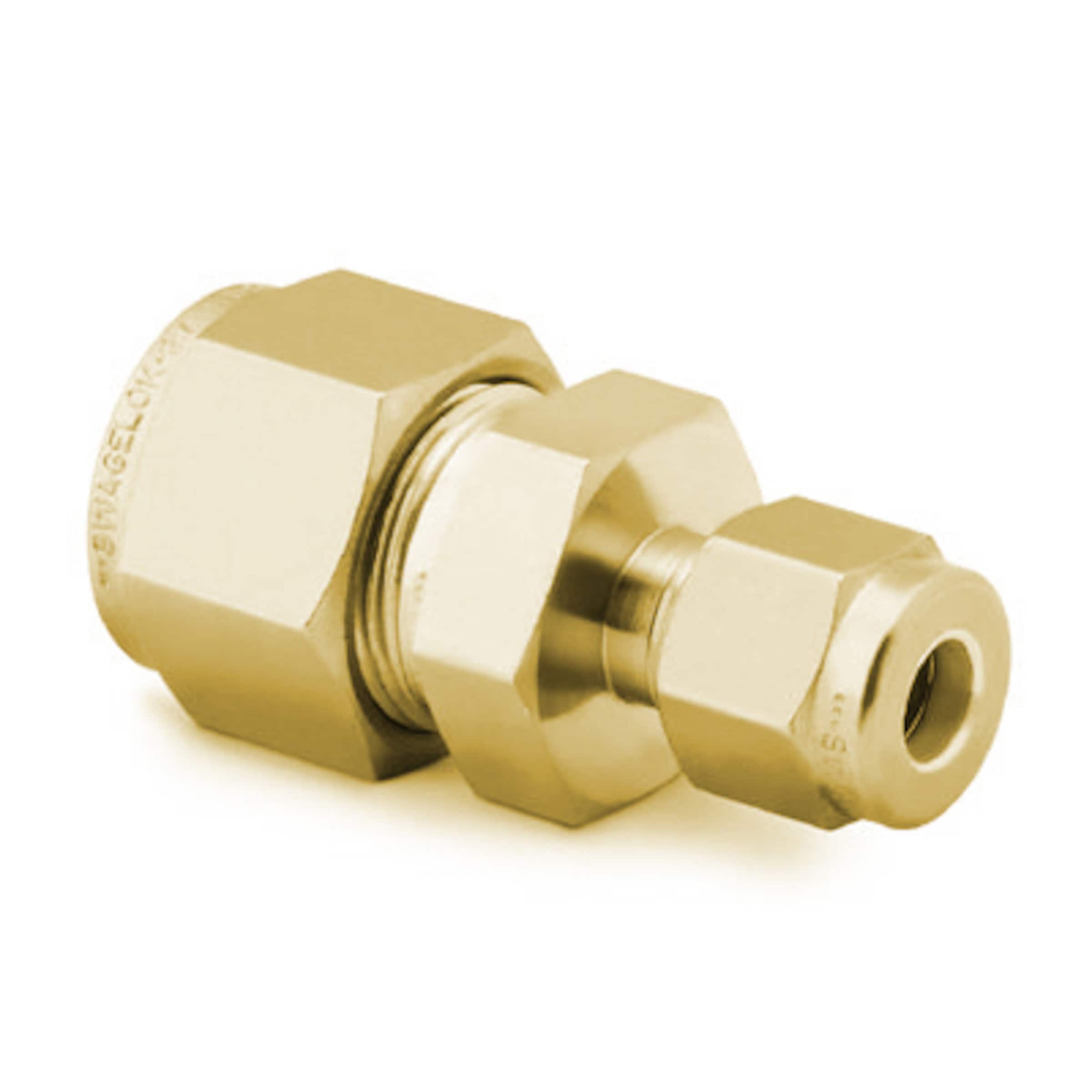1/8 NPT Male x Fit 3/16 Tube OD Compression Union Brass Pipe Fittings  Connectors Adapters,H : : Industrial & Scientific