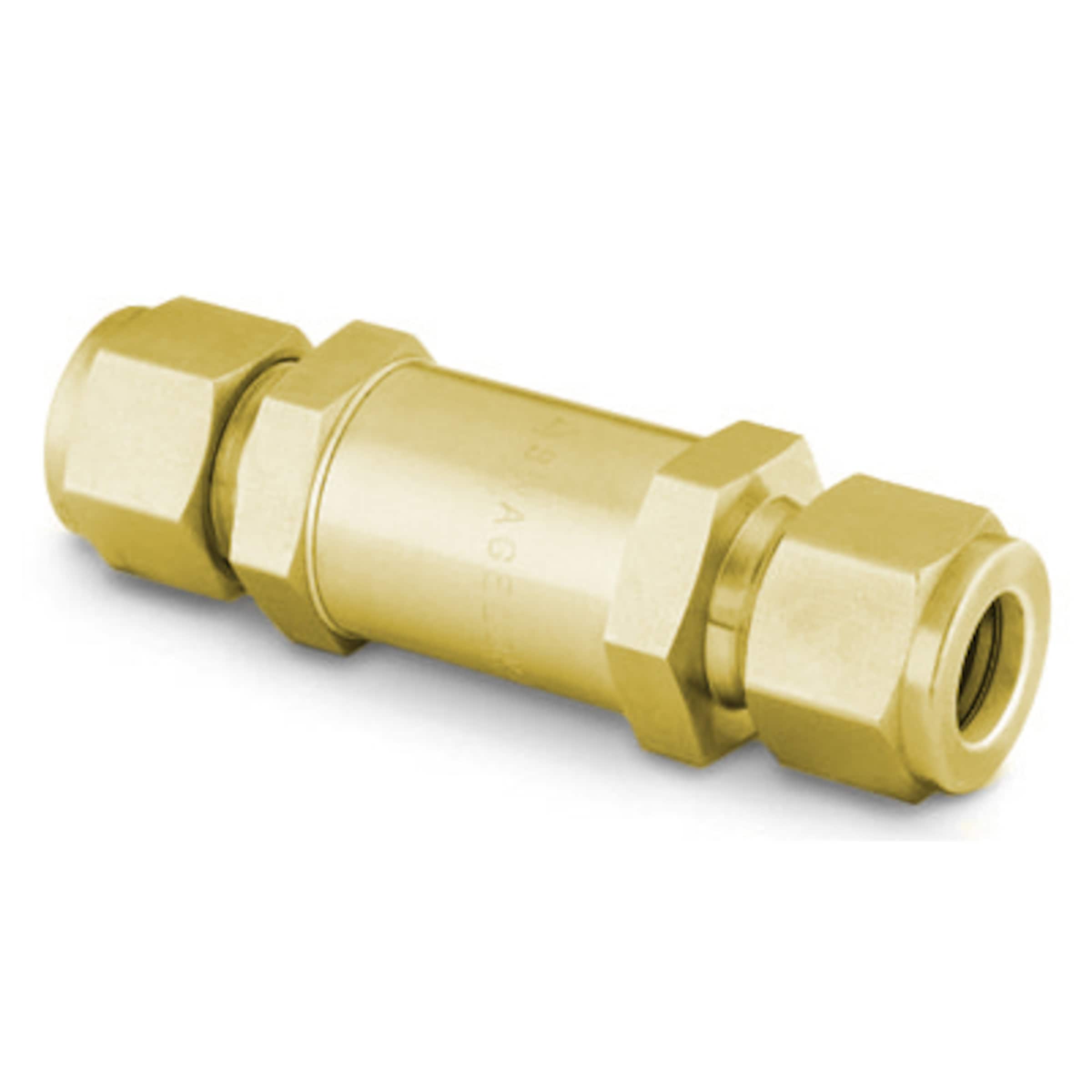 Brass In-Line Particulate Filter, 1/8 in. Swagelok Tube Fitting, 15 Micron  Pore Size, Particulate Filters, Filters, All Products