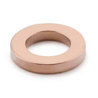 Copper Gasket for 1/4 in. ISO Parallel (Gauge) Thread (RG) Fitting
