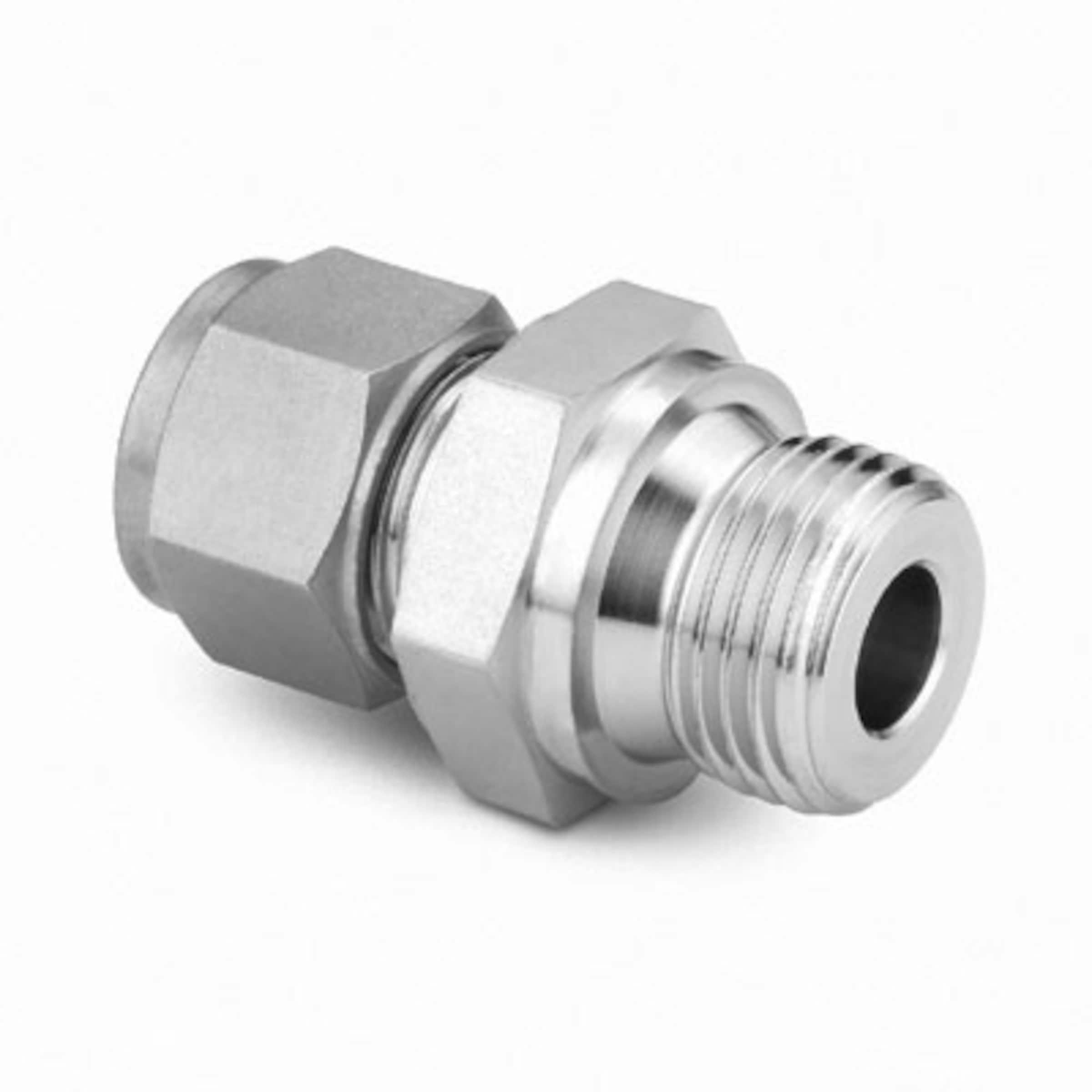 Adapter, Stainless Steel, F(M10x1.0 I), M(M12x1.0 B)
