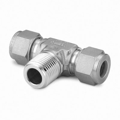 Stainless Steel Swagelok Tube Fitting, Male Branch Tee, 12 mm Tube OD x ...