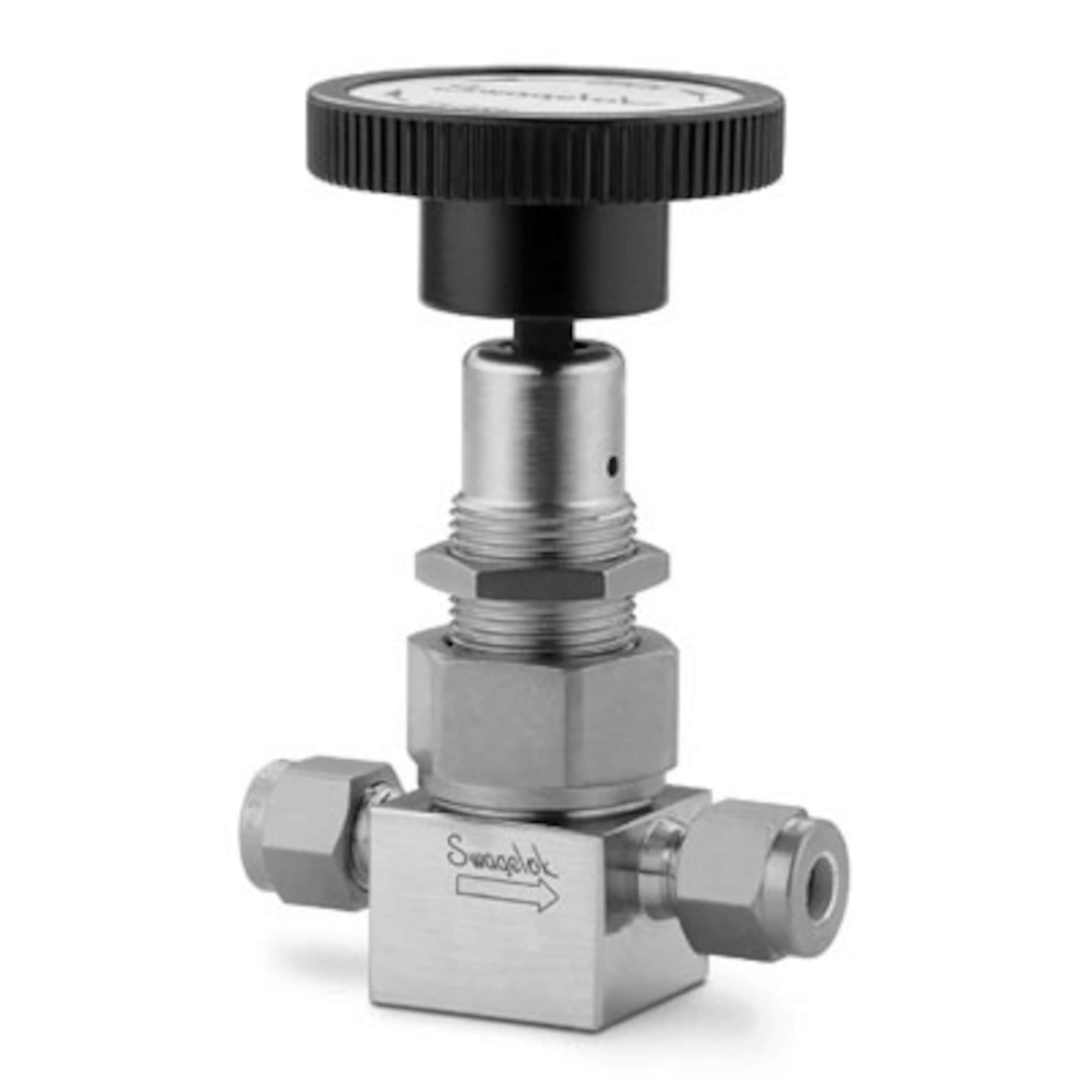 Brass 1-Piece 40 Series Ball Valve, 0.2 Cv, 1/8 in. Swagelok Tube Fitting, One-Piece Instrumentation Ball Valves, 40G and 40 Series, Ball and  Quarter-Turn Plug Valves, Valves, All Products