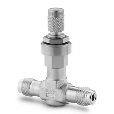 Stainless Steel Medium Flow Metering Valve, 1/4 in. Male Swagelok