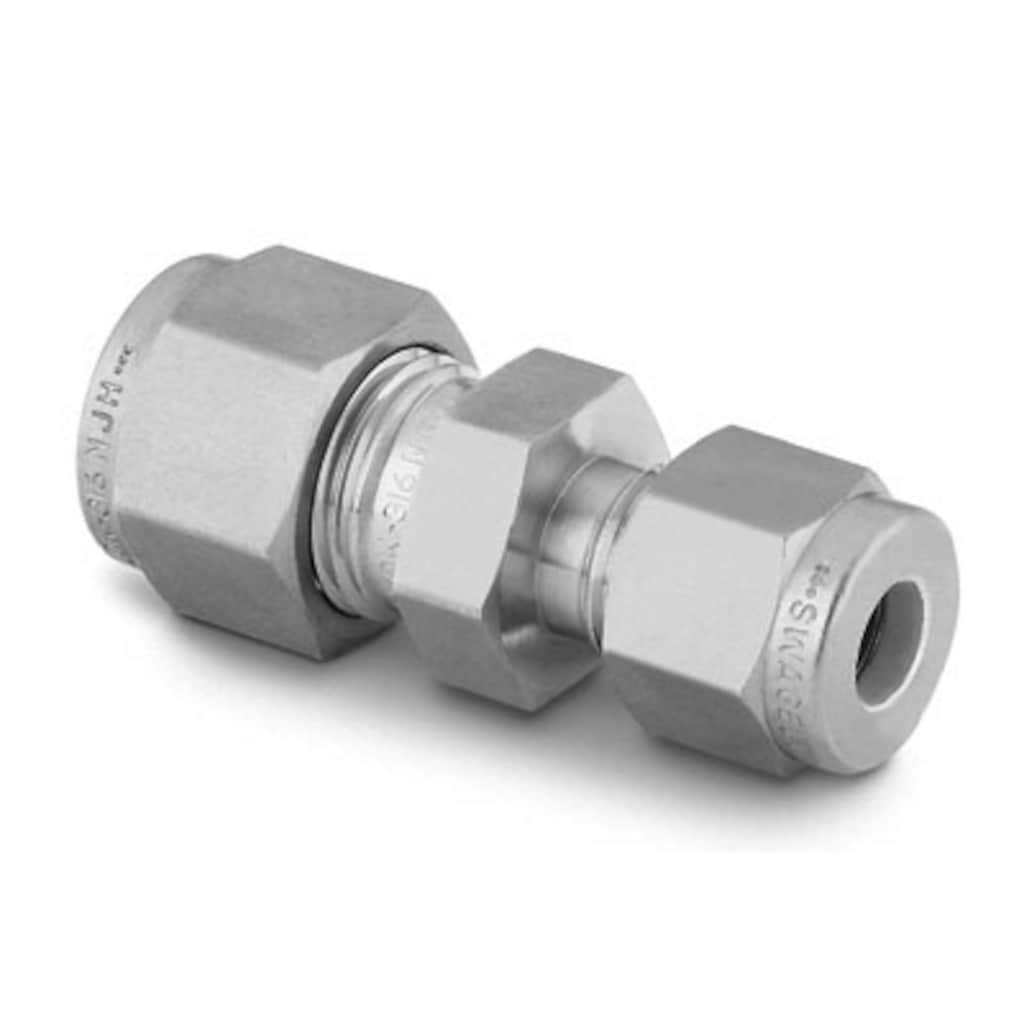 Stainless Steel Swagelok Tube Fitting, Reducing Union, 1/8 in. x 1/16 in.  Tube OD, Reducers, Tube Fittings and Adapters, Fittings, All Products