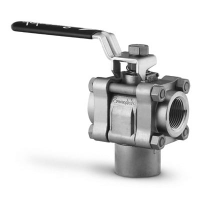 3-Way Switching | Three-Piece Process/Instrumentation Ball Valves, 60 ...