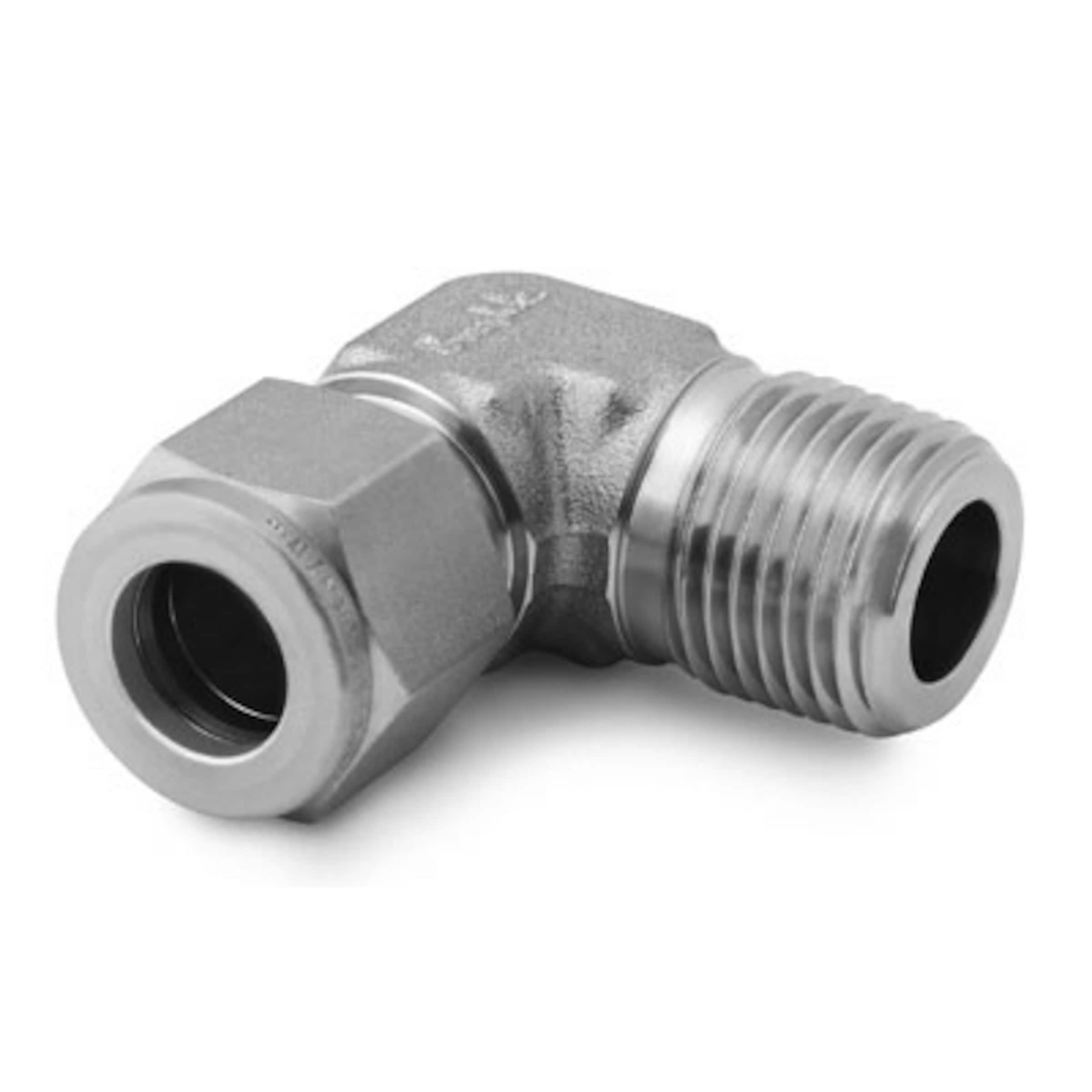 1/8 NPT Male x Fit 3/16 Tube OD Compression Union Brass Pipe Fittings  Connectors Adapters,H : : Industrial & Scientific