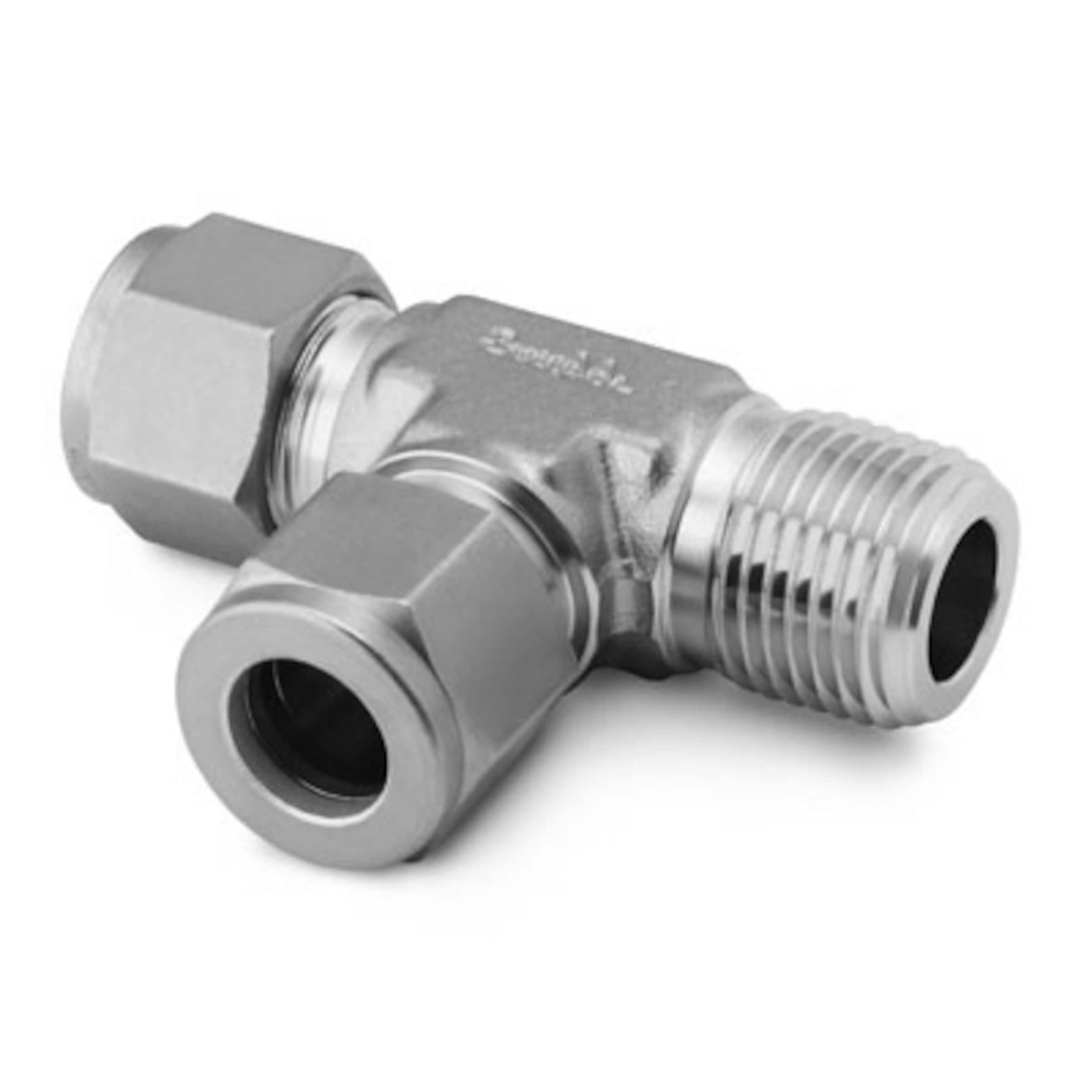 SS-1210-3-8-8 Swagelok Tube Fitting, Reducing Union Tee, 3/4 in. x